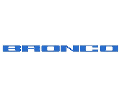 Front Grille Letter Overlays Fits 2021-2027 Ford Bronco