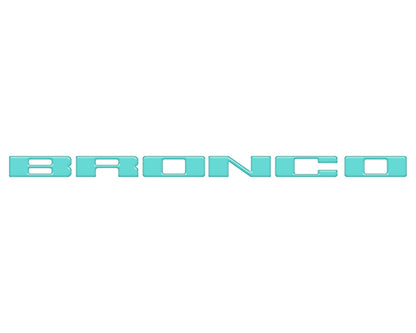 Front Grille Letter Overlays Fits 2021-2027 Ford Bronco