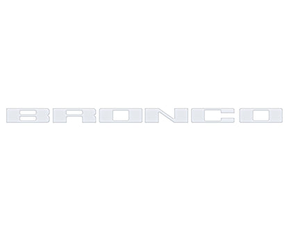 Front Grille Letter Overlays Fits 2021-2027 Ford Bronco
