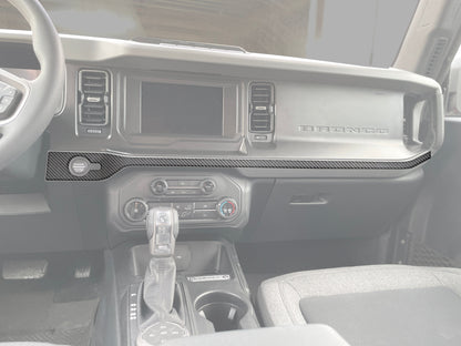 Center Dash Accent Overlays Fits 2021-2027 Ford Bronco