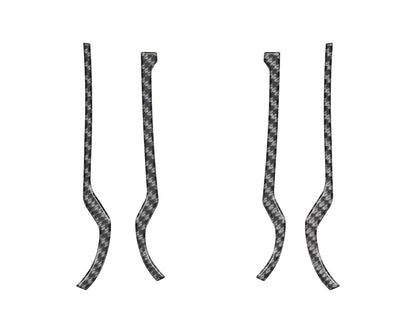 Front Grab Rail Line Inserts Fits 2021-2027 Ford Bronco