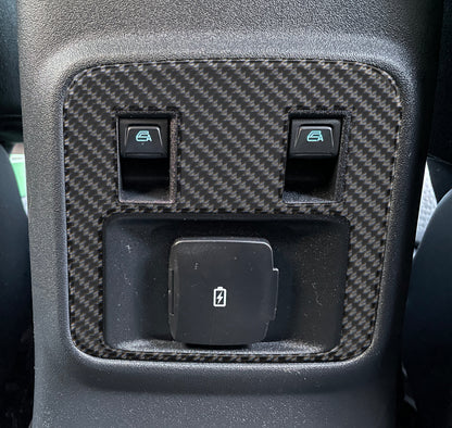 Rear Center Console Accent Overlays Fits 2021-2027 Ford Bronco