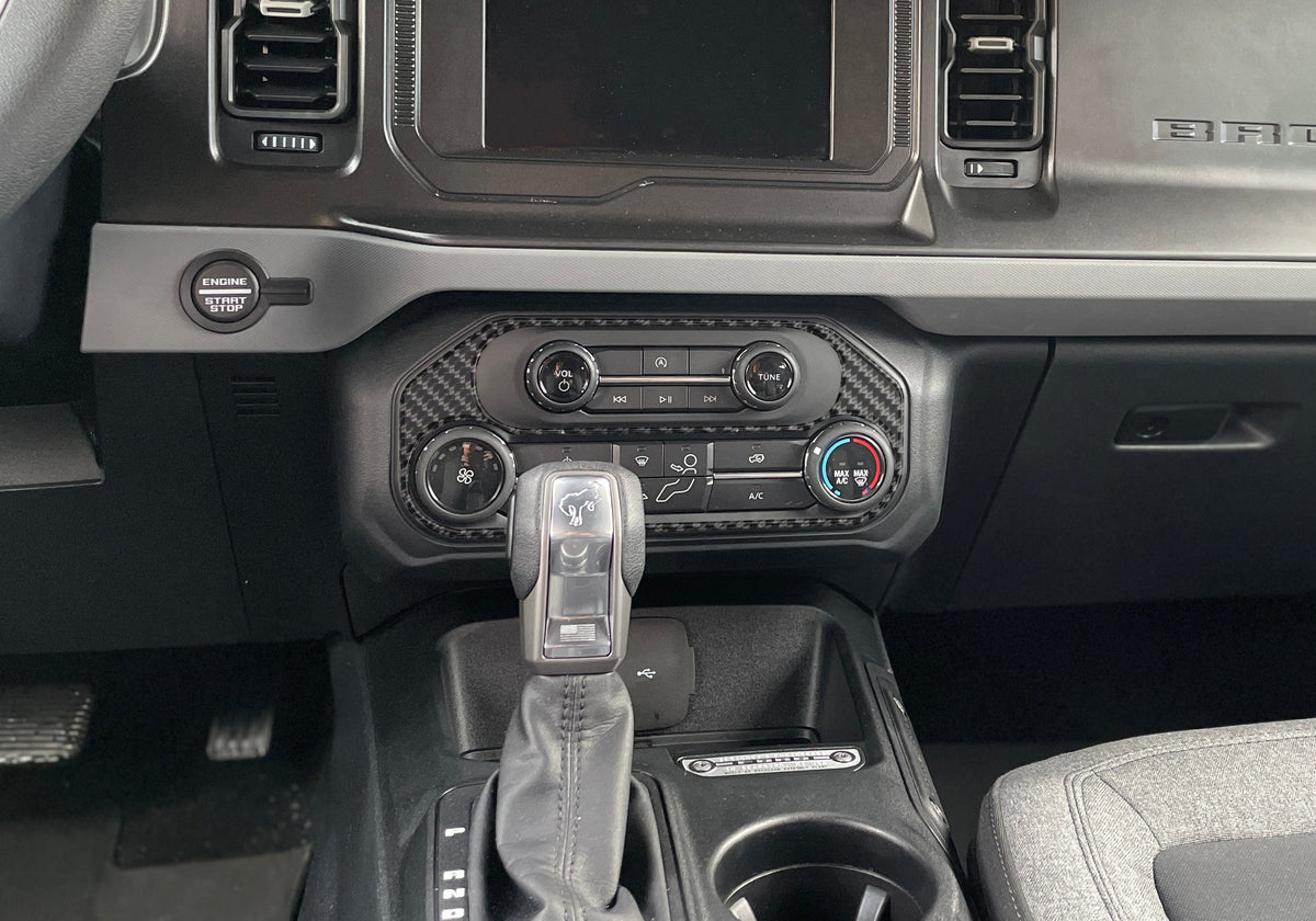 Climate Control Accent Overlay Fits 2021-2027 Ford Bronco