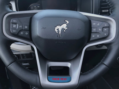 Steering Wheel Accent Overlay Fits 2021-2027 Ford Bronco
