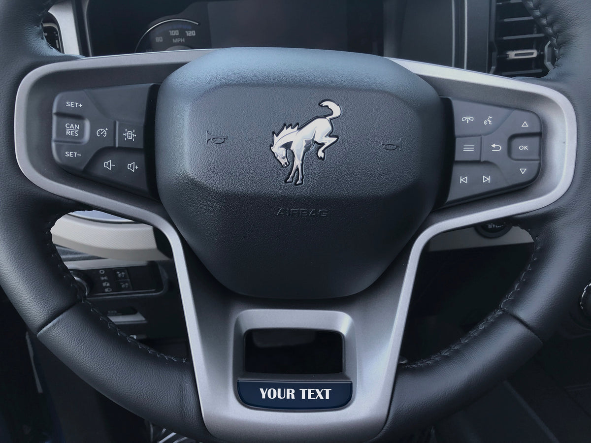 Steering Wheel Accent Overlay Fits 2021-2027 Ford Bronco