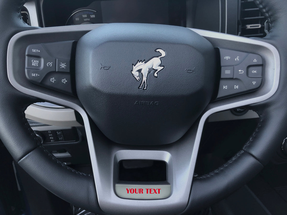 Steering Wheel Accent Overlay Fits 2021-2027 Ford Bronco