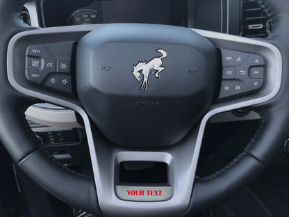 Steering Wheel Accent Overlay Fits 2021-2027 Ford Bronco