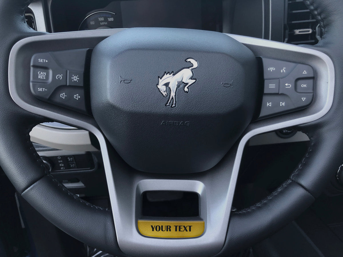Steering Wheel Accent Overlay Fits 2021-2027 Ford Bronco