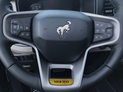 Steering Wheel Accent Overlay Fits 2021-2027 Ford Bronco