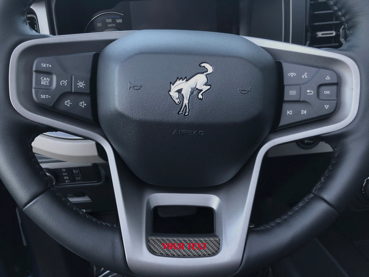 Steering Wheel Accent Overlay Fits 2021-2027 Ford Bronco