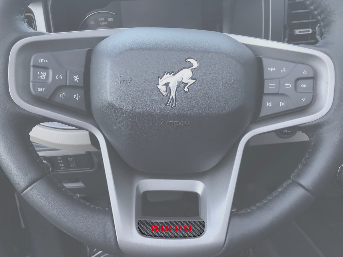 Steering Wheel Accent Overlay Fits 2021-2027 Ford Bronco