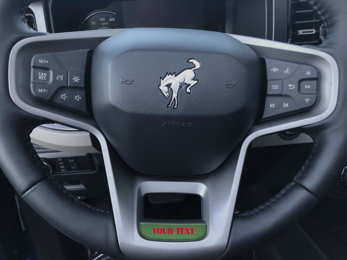 Steering Wheel Accent Overlay Fits 2021-2027 Ford Bronco