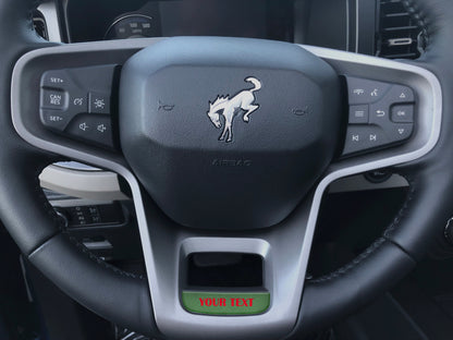 Steering Wheel Accent Overlay Fits 2021-2027 Ford Bronco