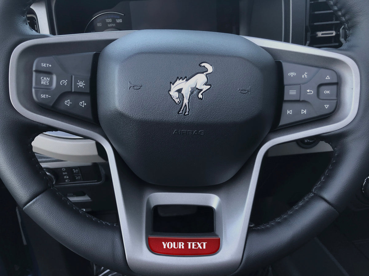 Steering Wheel Accent Overlay Fits 2021-2027 Ford Bronco