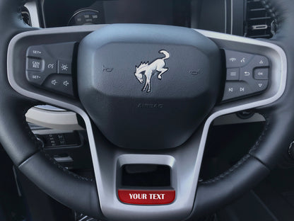 Steering Wheel Accent Overlay Fits 2021-2027 Ford Bronco