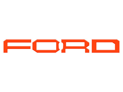 Raptor Front Grille Letter Overlays Fits 2022-2027 Ford Bronco