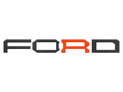 Raptor Front Grille Letter Overlays Fits 2022-2027 Ford Bronco