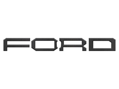 Raptor Front Grille Letter Overlays Fits 2022-2027 Ford Bronco