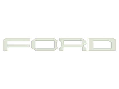 Raptor Front Grille Letter Overlays Fits 2022-2027 Ford Bronco