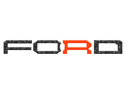 Raptor Front Grille Letter Overlays Fits 2022-2027 Ford Bronco