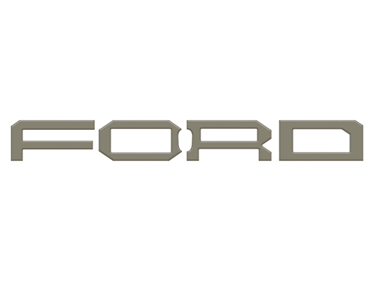 Raptor Front Grille Letter Overlays Fits 2022-2027 Ford Bronco