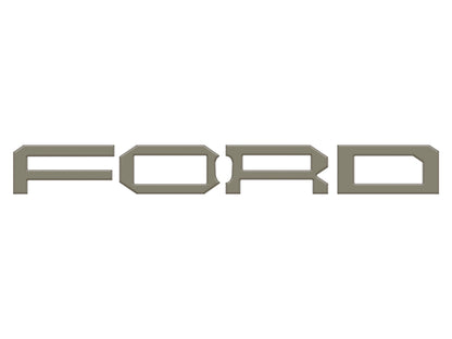 Raptor Front Grille Letter Overlays Fits 2022-2027 Ford Bronco