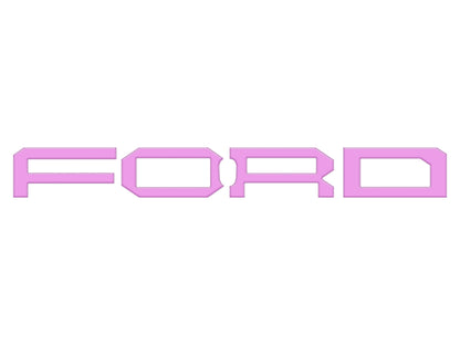 Raptor Front Grille Letter Overlays Fits 2022-2027 Ford Bronco