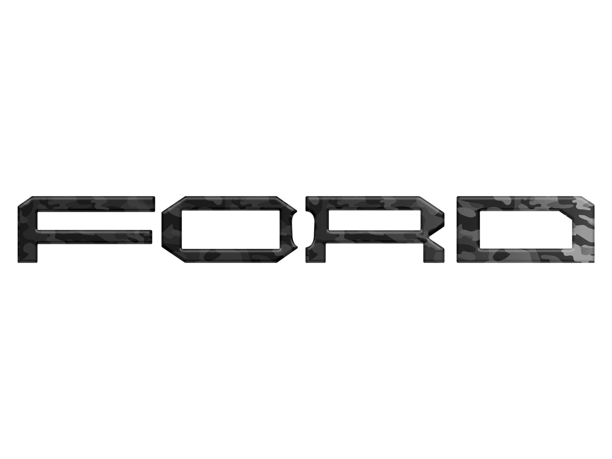 Raptor Front Grille Letter Overlays Fits 2022-2027 Ford Bronco