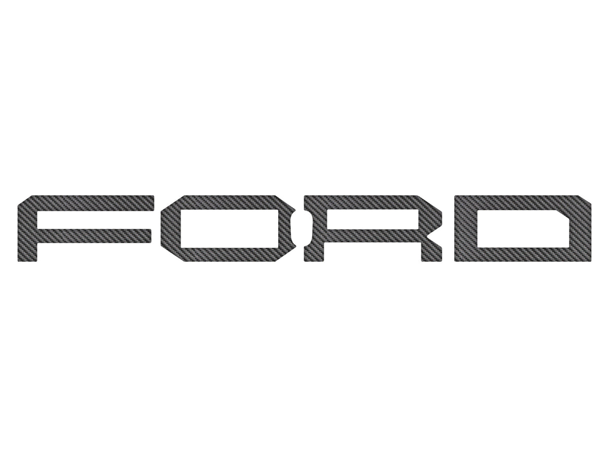 Raptor Front Grille Letter Overlays Fits 2022-2027 Ford Bronco