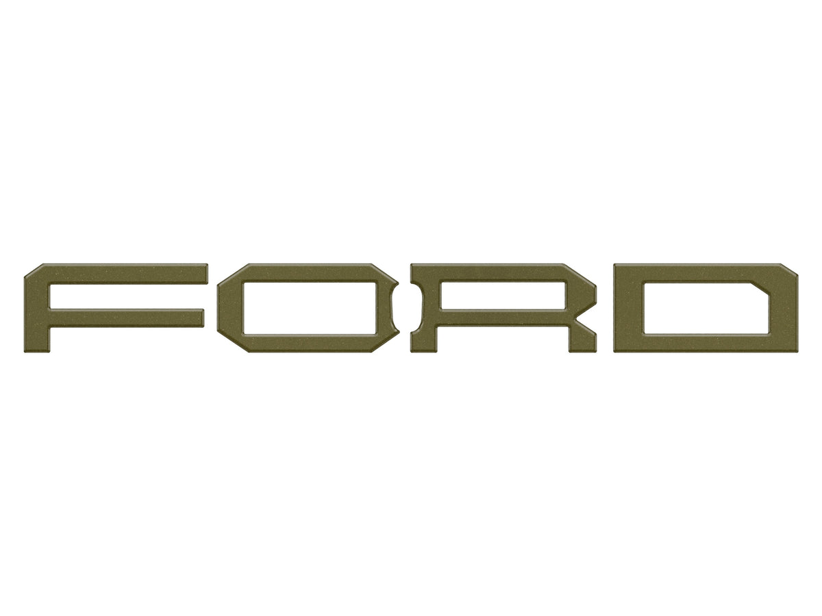 Raptor Front Grille Letter Overlays Fits 2022-2027 Ford Bronco