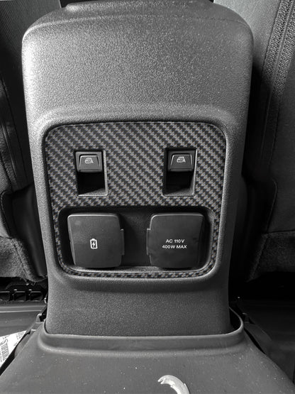 Rear Center Console Accent Overlays Fits 2021-2027 Ford Bronco