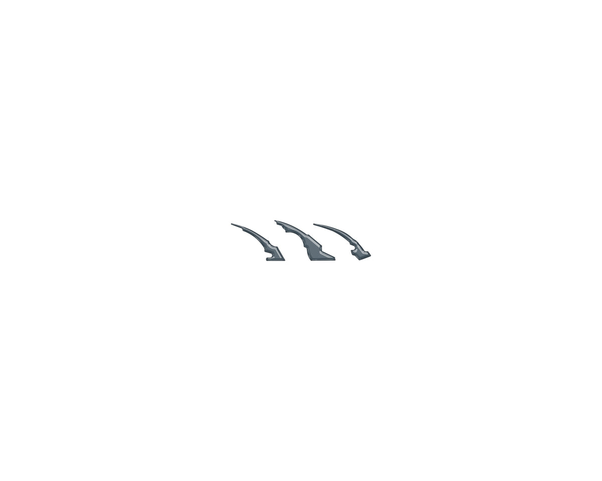 Raptor Emblem Claw Mark Inserts Fits 2022-2027 Ford Bronco Raptor