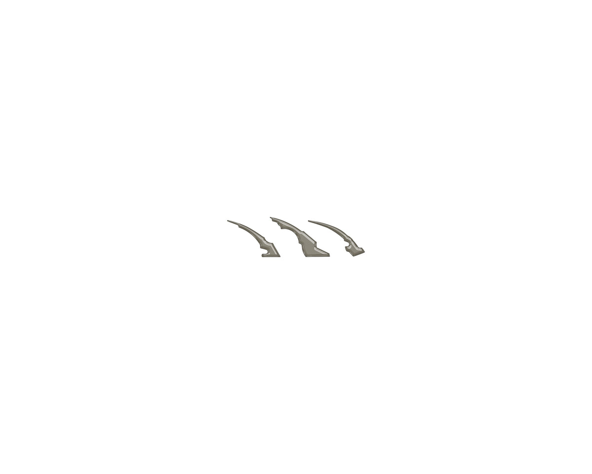 Raptor Emblem Claw Mark Inserts Fits 2022-2027 Ford Bronco Raptor