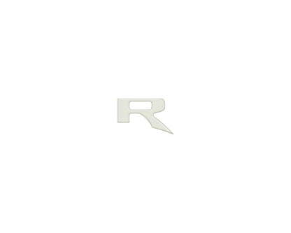 Raptor R Differential Letter Overlays Fits 2022-2027 Ford Bronco
