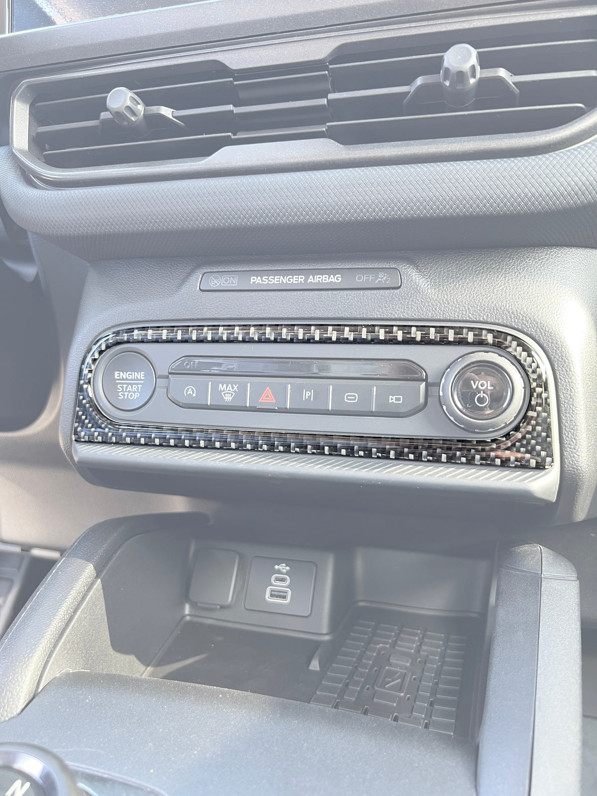 Center Control Accent Trim Fits 2025-2027 Ford Bronco Sport