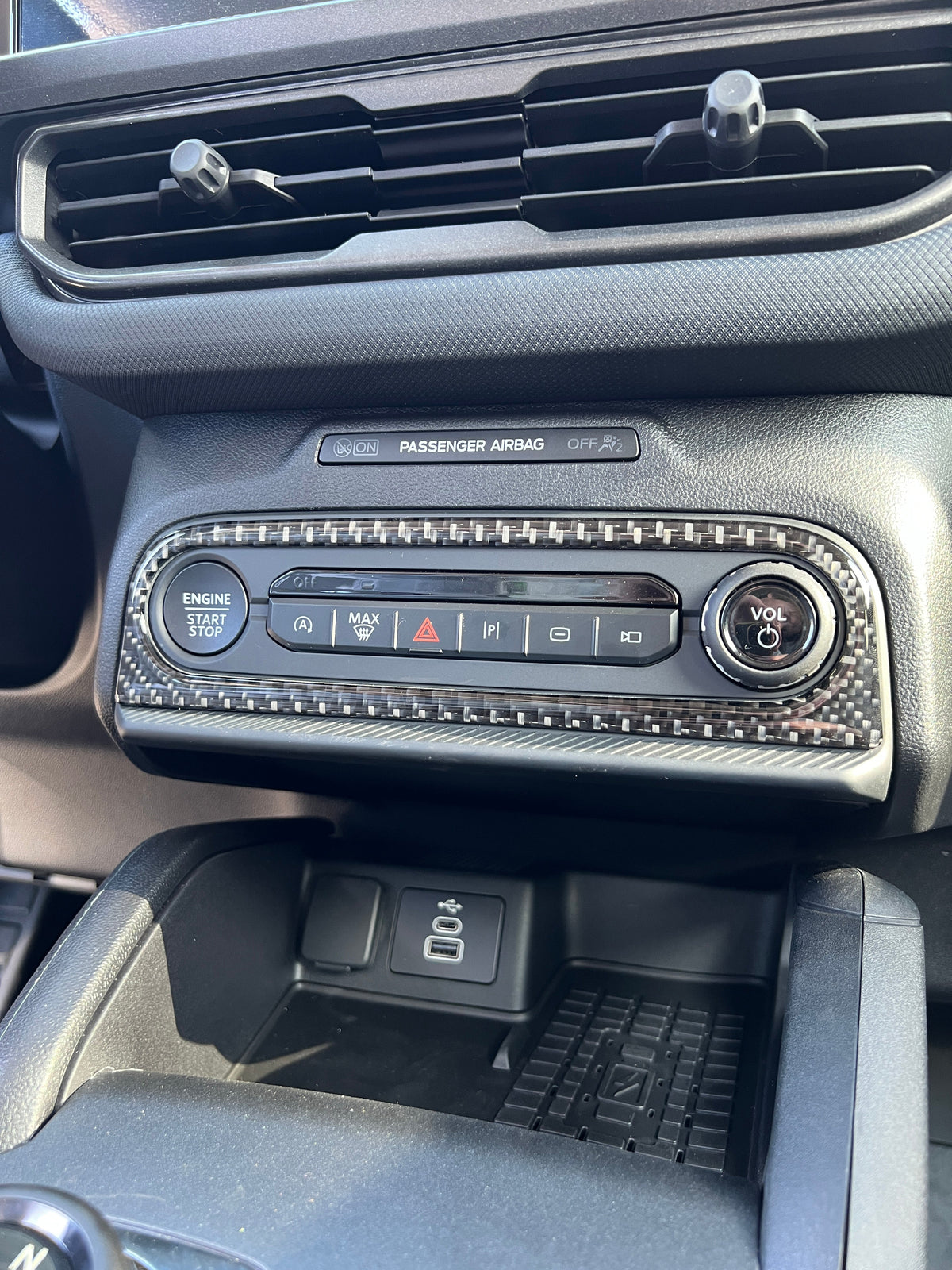 Center Control Accent Trim Fits 2025-2027 Ford Bronco Sport
