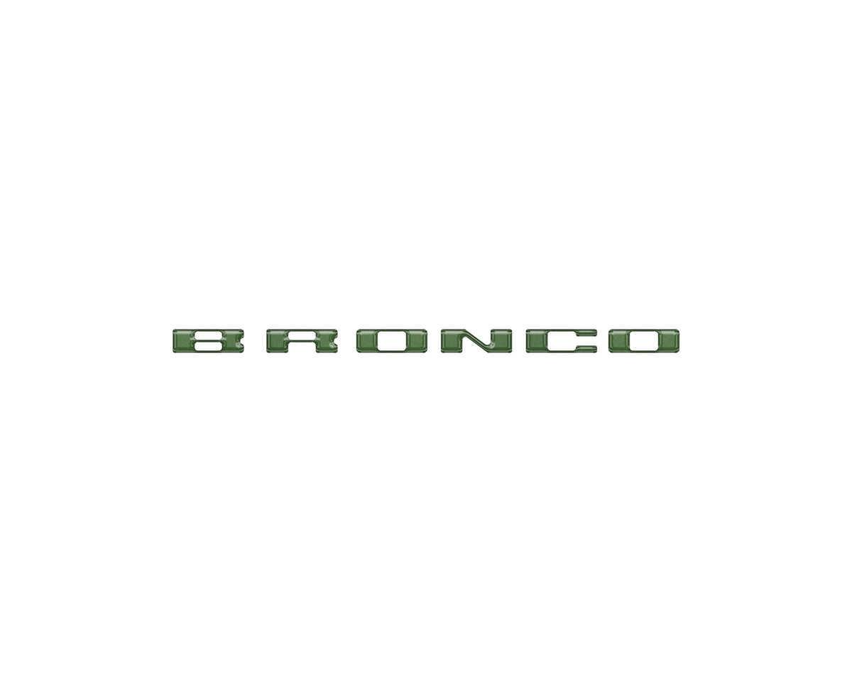 Passenger Dash Letter Inserts Fits 2025-2027 Ford Bronco Sport