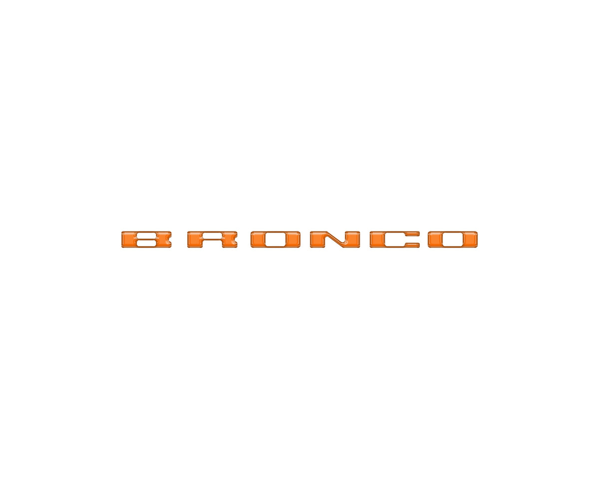 Passenger Dash Letter Inserts Fits 2025-2027 Ford Bronco Sport
