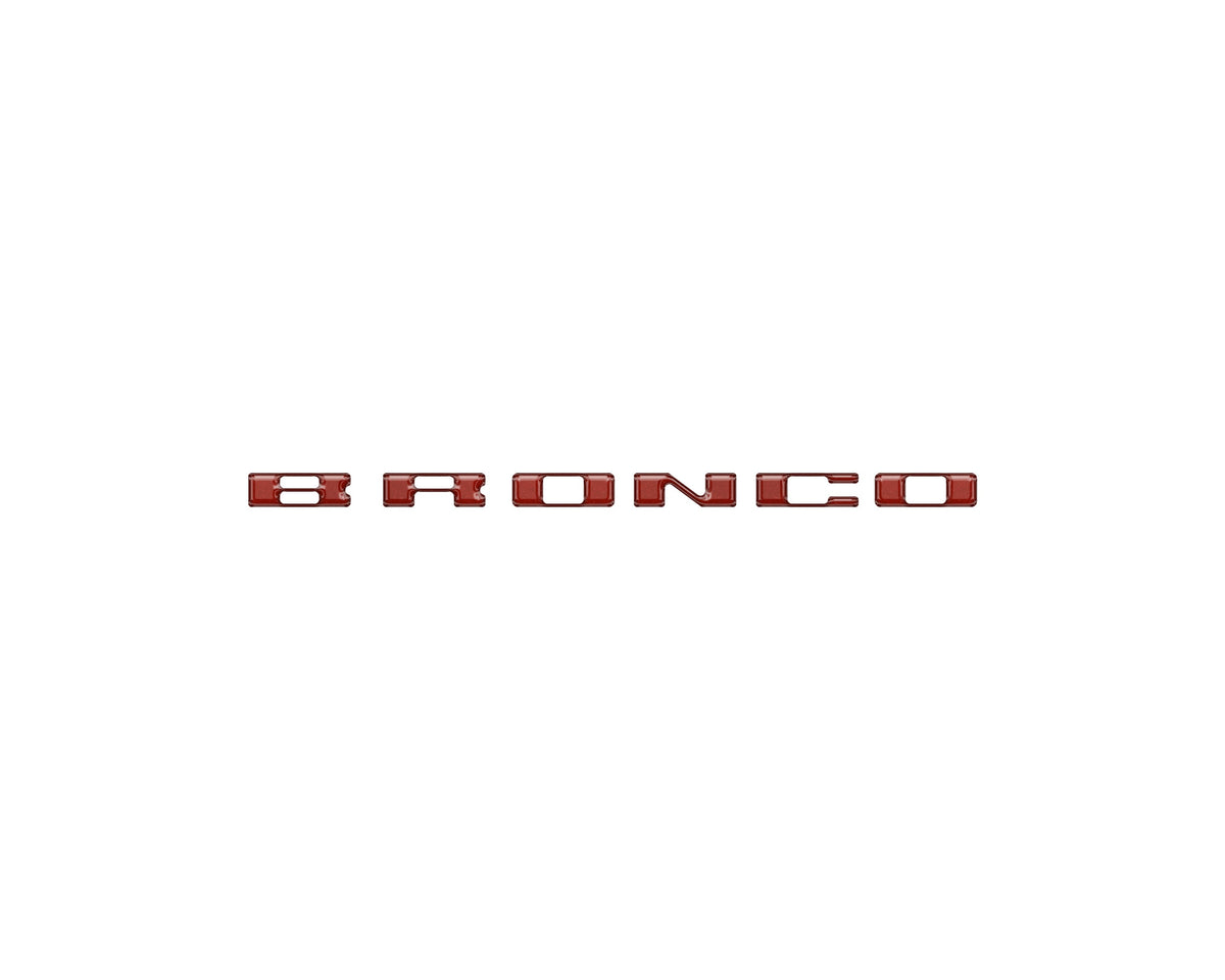 Passenger Dash Letter Inserts Fits 2025-2027 Ford Bronco Sport