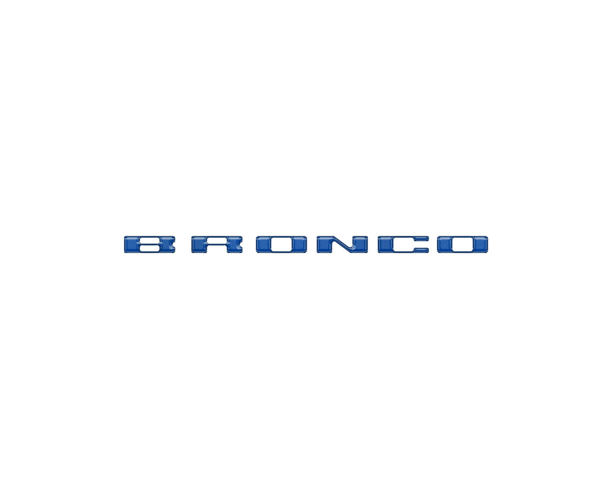 Passenger Dash Letter Inserts Fits 2025-2027 Ford Bronco Sport