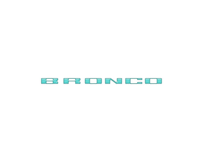 Passenger Dash Letter Inserts Fits 2025-2027 Ford Bronco Sport
