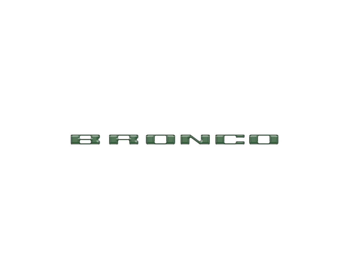 Passenger Dash Letter Inserts Fits 2025-2027 Ford Bronco Sport