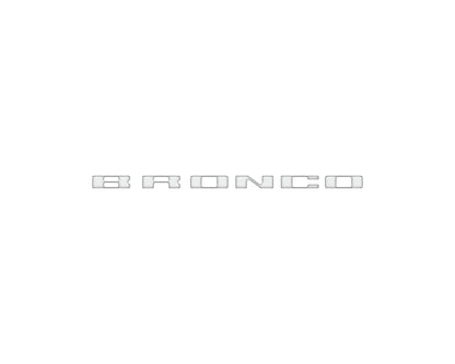 Passenger Dash Letter Inserts Fits 2025-2027 Ford Bronco Sport