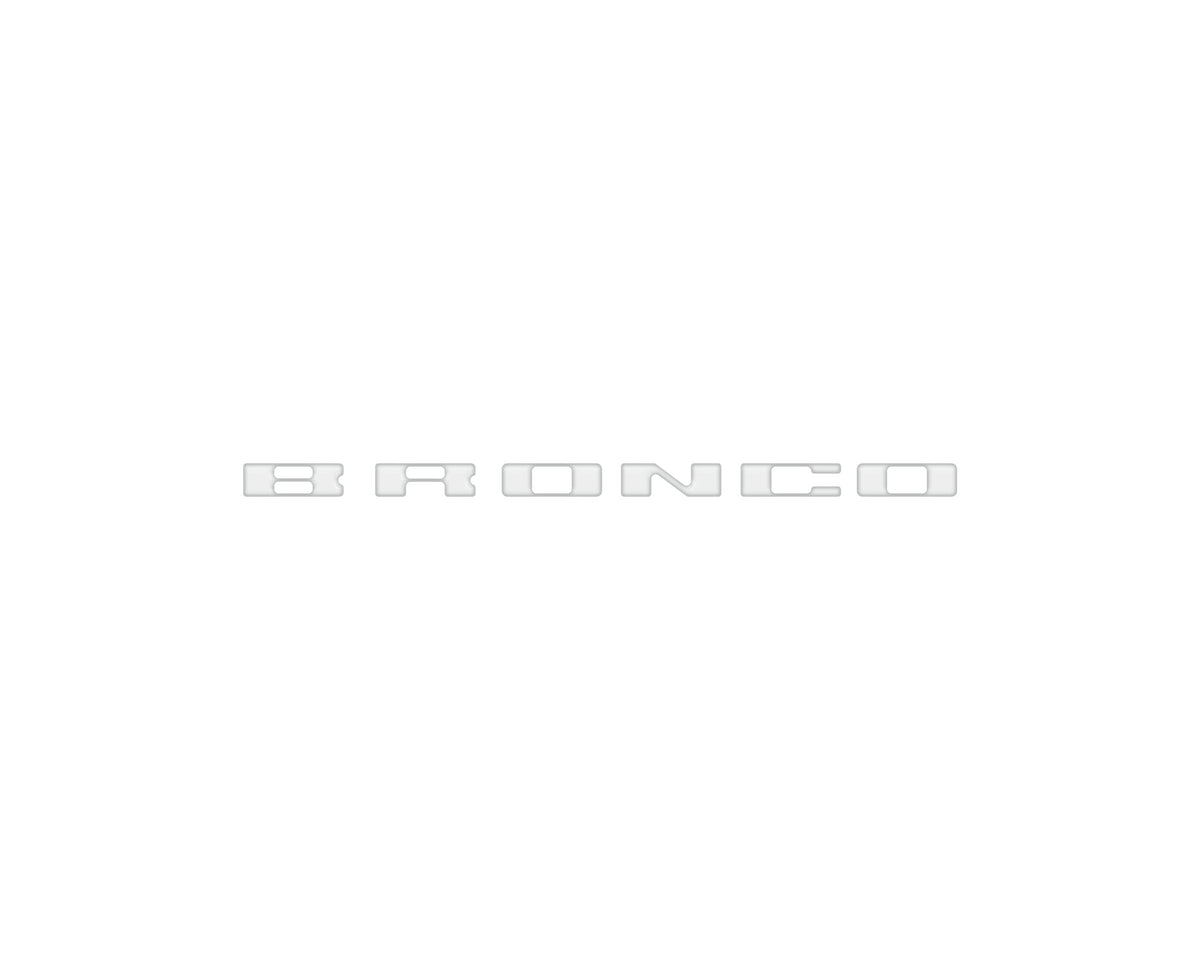 Passenger Dash Letter Inserts Fits 2025-2027 Ford Bronco Sport