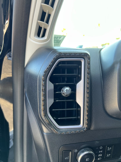AC Vent Surround Accent Trim Fits 2025-2027 Ford Bronco Sport