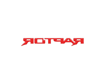 Raptor Third Brake Light Letter Inserts Fits 2022-2027 Ford Bronco Raptor