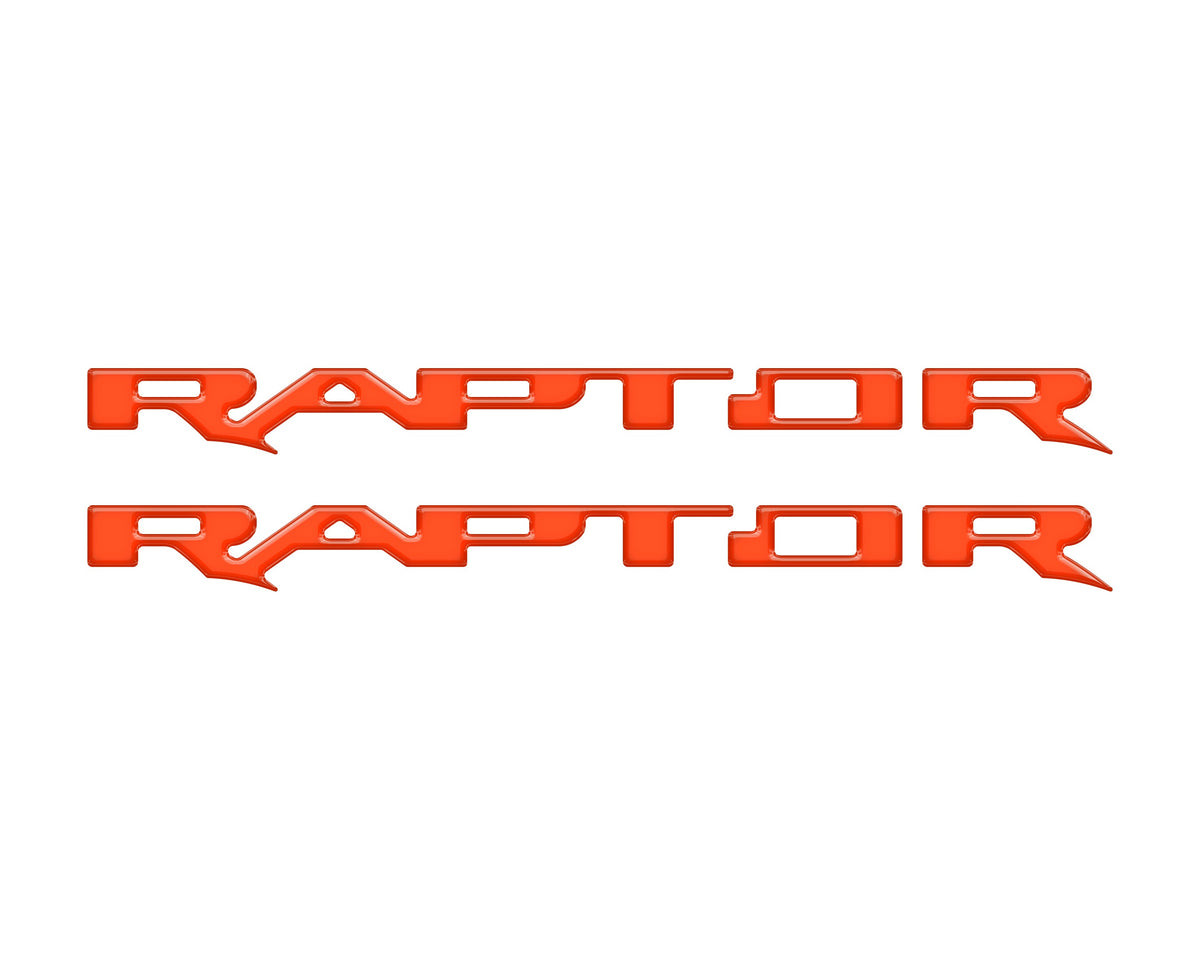 Raptor Running Board Letter Overlays Fits 2022-2027 Ford Bronco Raptor
