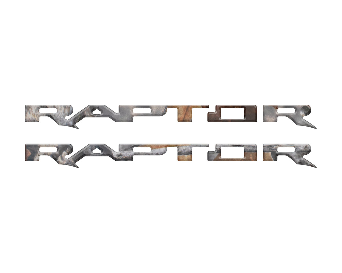 Raptor Running Board Letter Overlays Fits 2022-2027 Ford Bronco Raptor