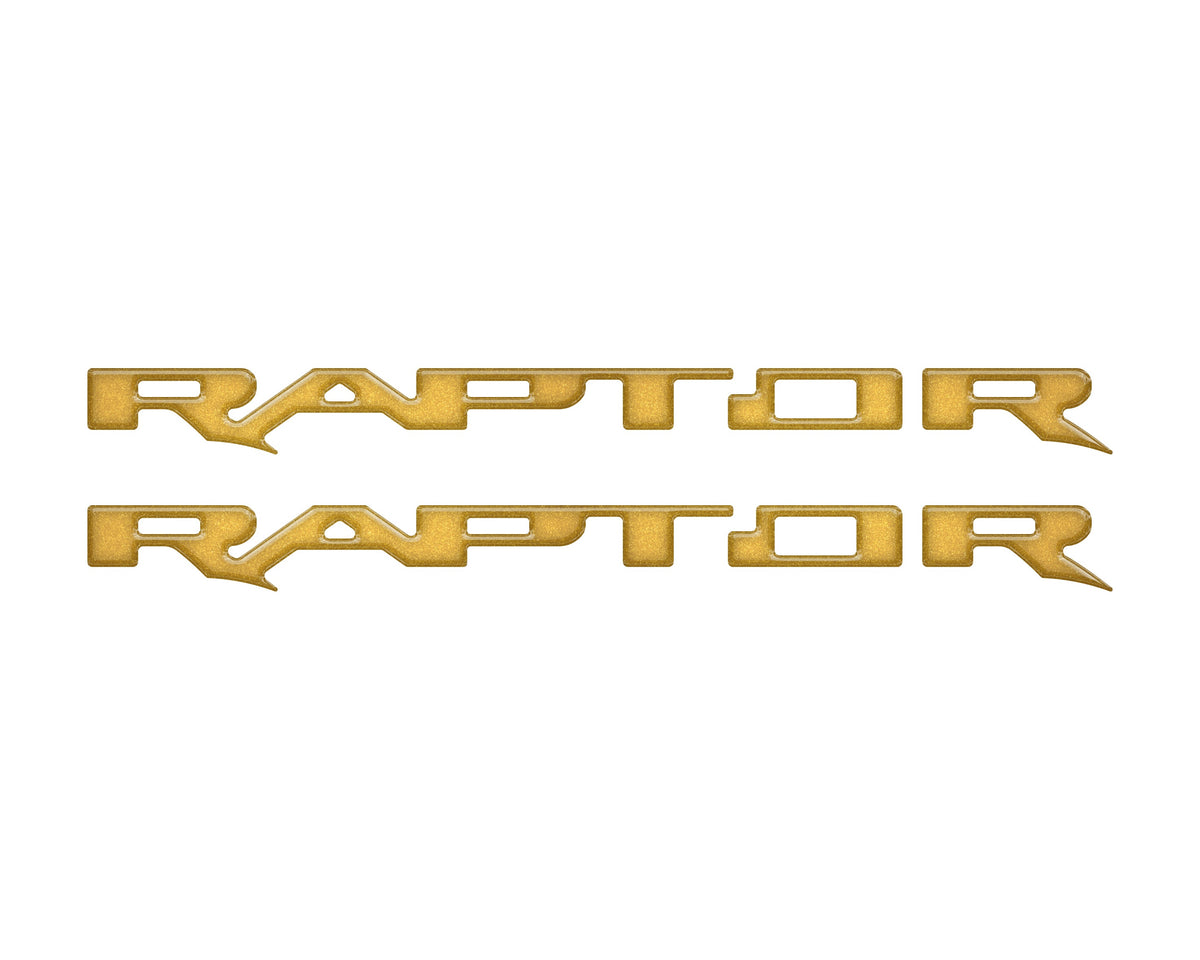 Raptor Running Board Letter Overlays Fits 2022-2027 Ford Bronco Raptor