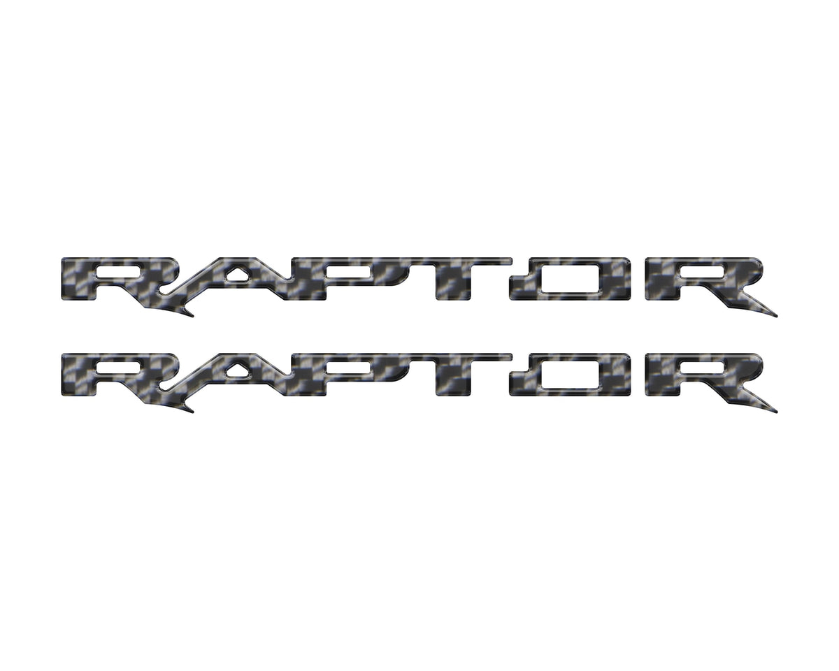 Raptor Running Board Letter Overlays Fits 2022-2027 Ford Bronco Raptor